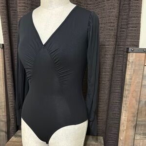 Black Long Sleeve Bodysuit